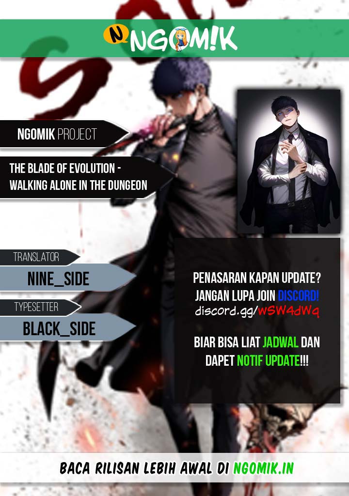The Blade of Evolution – Walking Alone in the Dungeon Chapter 37 Bahasa Indonesia